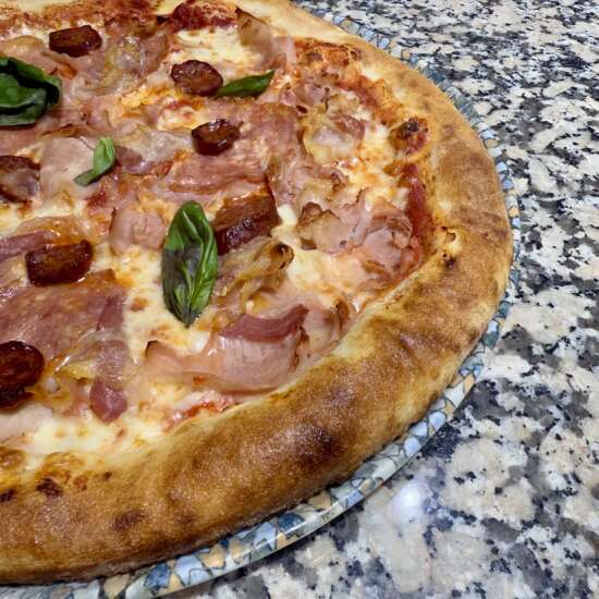 PIZZA QUATRO CARNI 600g